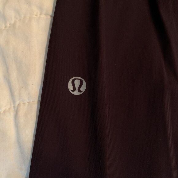Lululemon Cutback Track Pants Men L Dark Purple Zip Pocket Straight Athletic Run - Picture 14 of 15